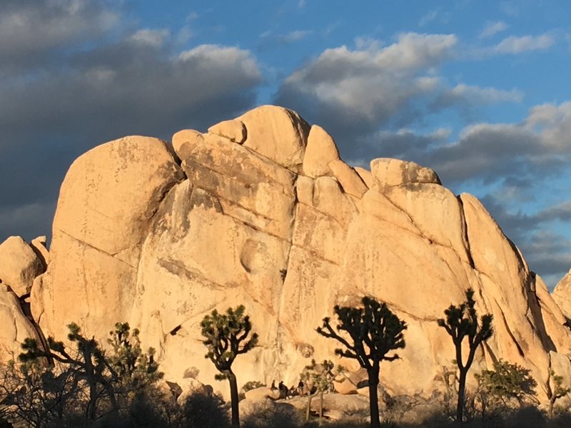 Unknown climber on Double Cross