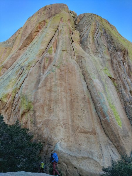 On the approach to End Pinnacle in the Rockfellow Group, Cochise Stronghold