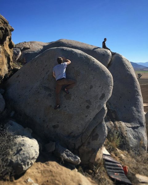 The slab portion of this route is incredibly fun.