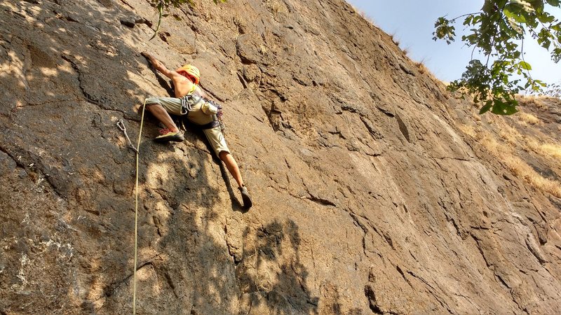Blazing hot after 2nd bolt, if you are climbing in the afternoons.