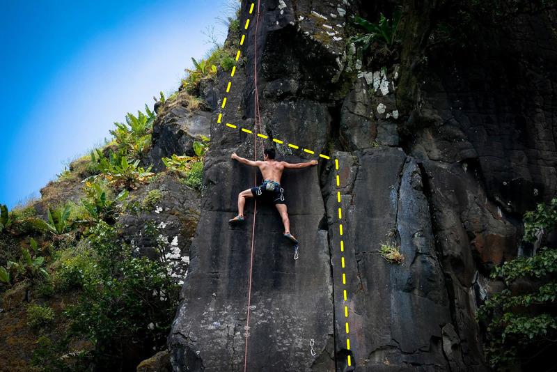 Da Vinci climbed by Zaeem Bootwala