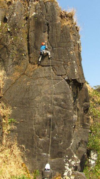 Young and DYnamic trad ascent by Samiran Kolhe.
