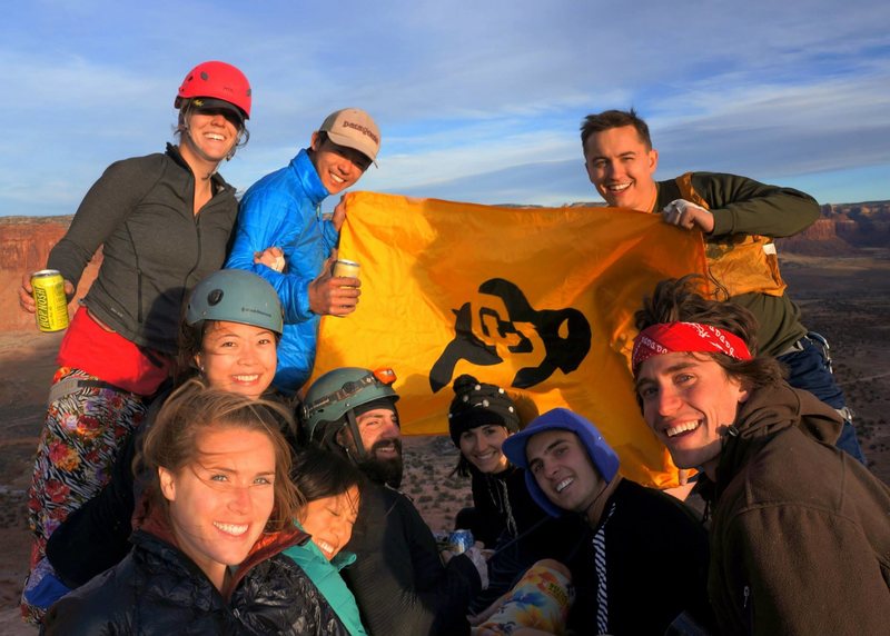 Sko Buffs! (11 people on the summit!)