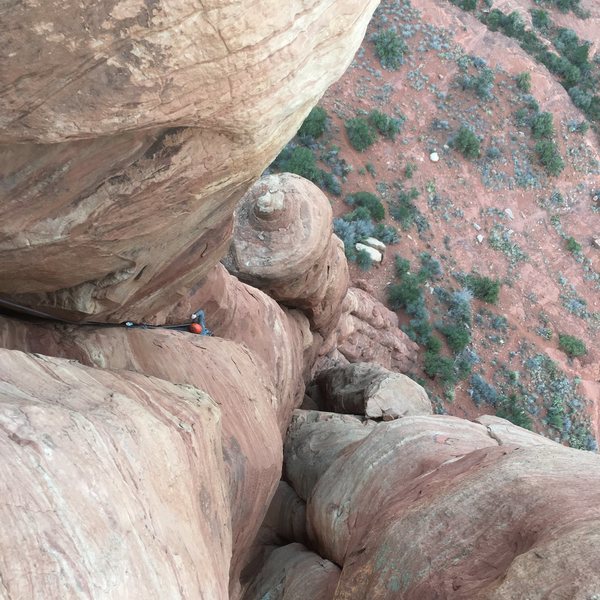 Looking down pitch 4. The upper half of Blood, Sweat and Fears.