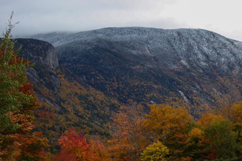 Rock Climbing in Eagle Cliff, WM Franconia Notch
