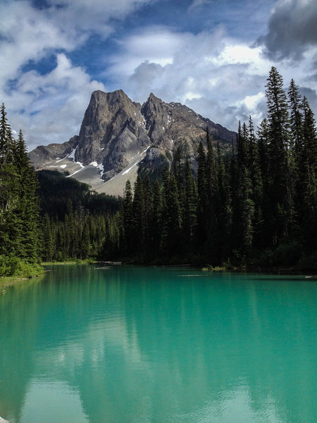 Mount Burgess from Emerald Lake. June 2015