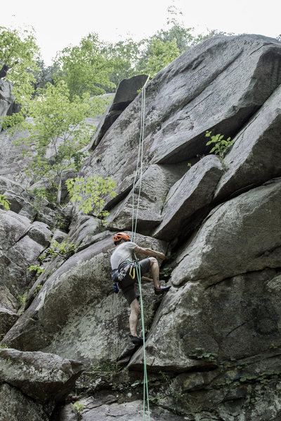 Me trying desperately to make it up #8. Not much to hold onto.