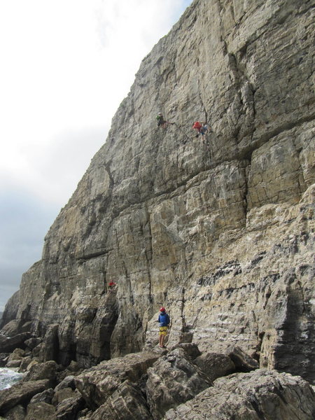 Rock Climbing in Boulder Ruckle, United Kingdom