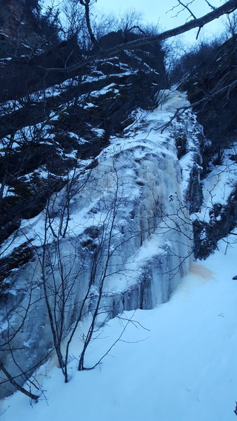 Yellow Snot in thin conditions as in this photo is an enjoyable route.