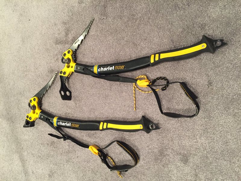 Sold Charlet Moser (Petzl) Quasar ice axes