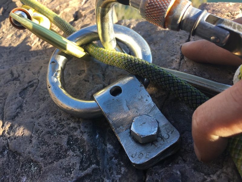 Ring on top of the needle as of Nov 13, 2016. Still very solid, but we simulrapped anyway.