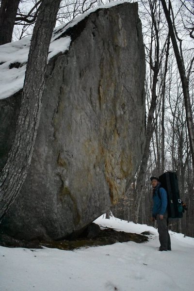 What you see walking in during the winter. I am 6' tall.