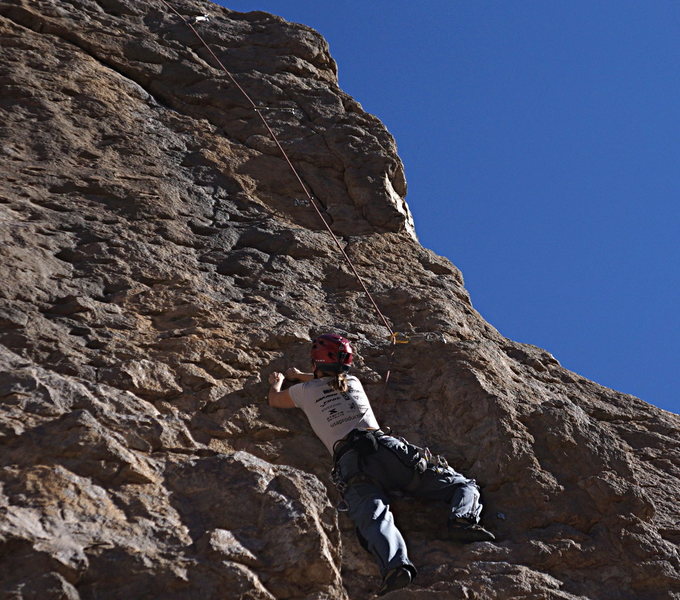 The crux section of 'Big Bird'