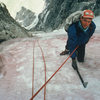 Jim Knight mid route, 1984