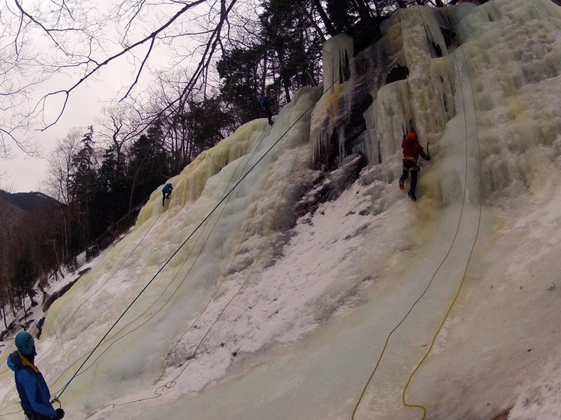AMC Ice Program getting some laps at Lost in the Forest
