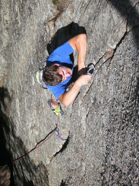 First ascent of Courtney Marie's Boobies.