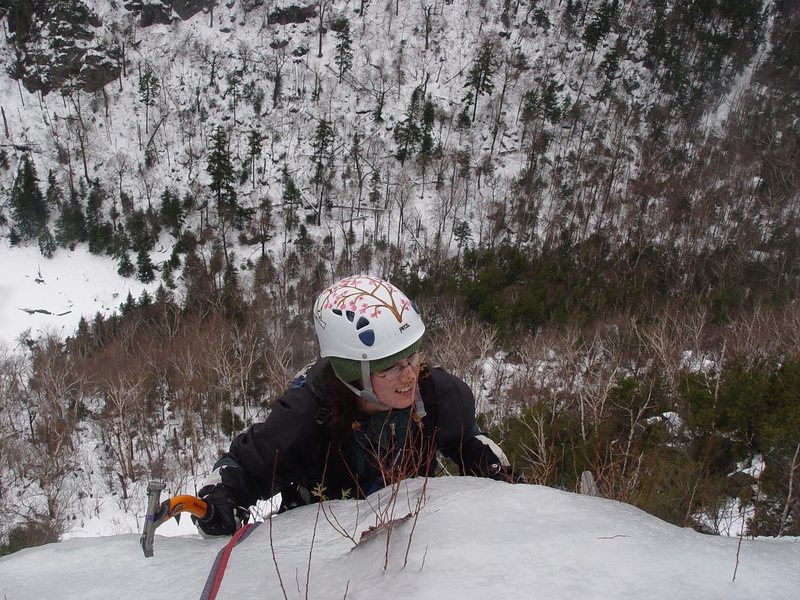 Mariann topping out on Weeping Winds