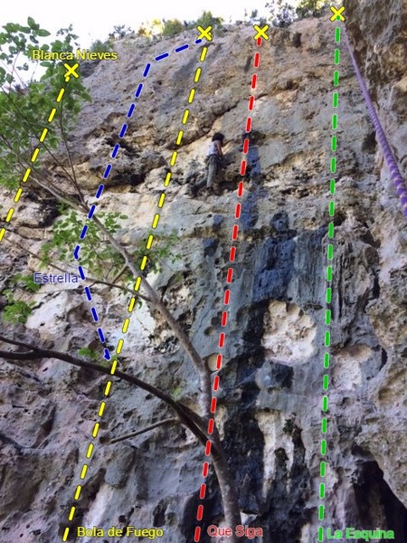Blanca Wall at Caliche Crag.