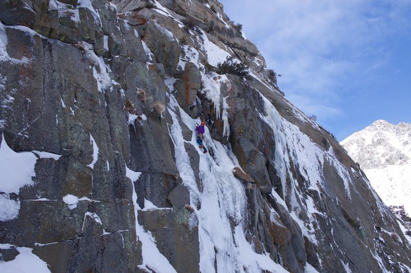 Luke Lydiard nearing the top of Lando Calrissian.