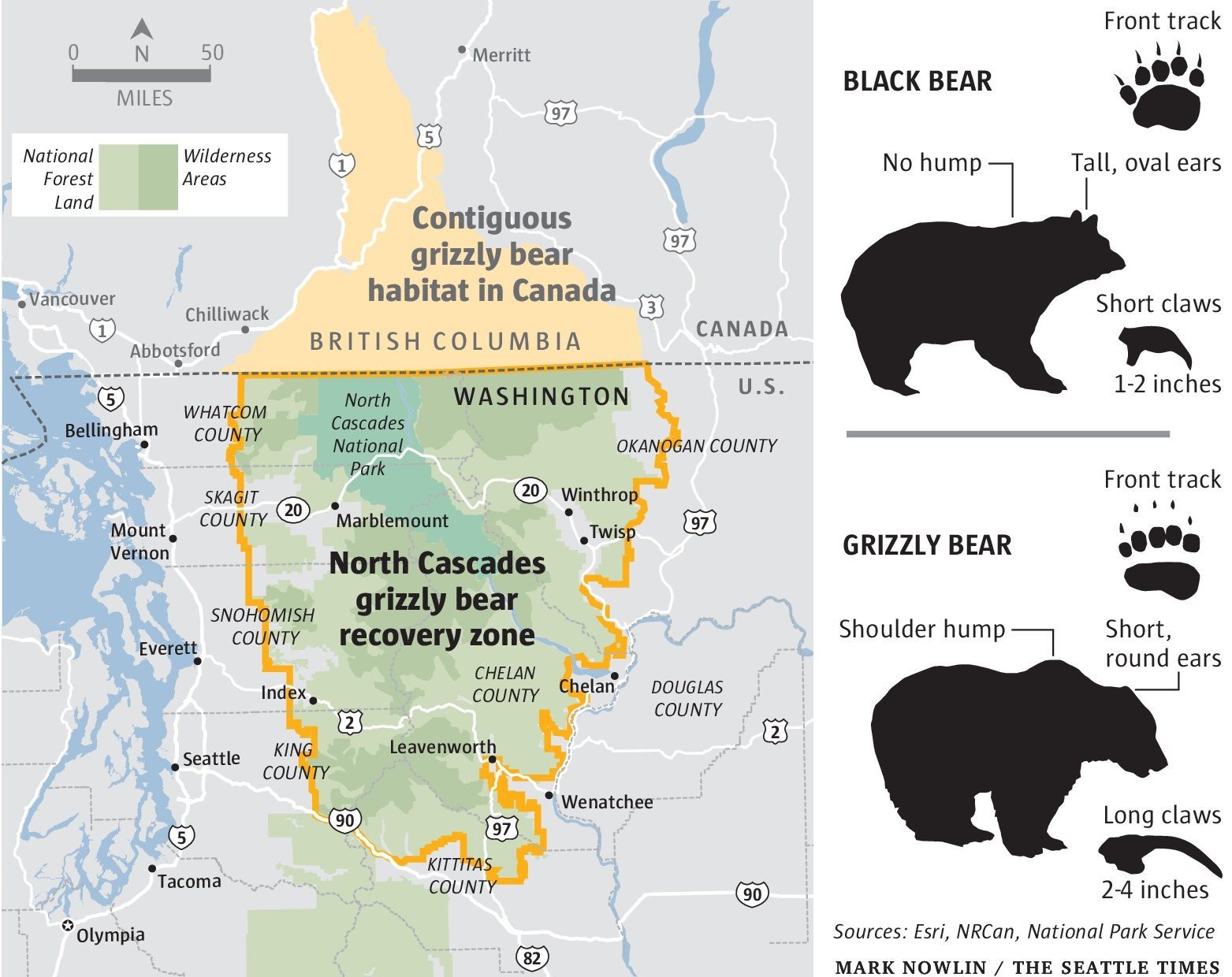 Grizzly Bear Reintroduction Area.