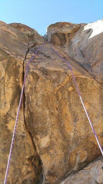 Superbowl LIback follows the rope on the left, Buttfriction the rope on the right.