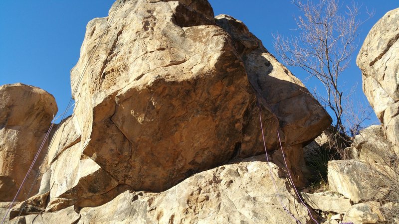 Loading bay and Stellar roof are shown set up with the ropes on the left, the rope on the right side of the image is on Superbowl LIback and Butt Friction