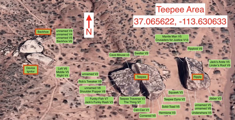 Teepee Area Beta Photo with: Ripler, Teepee, Device Ignitor, Backhoe
