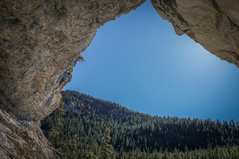 Start of crux