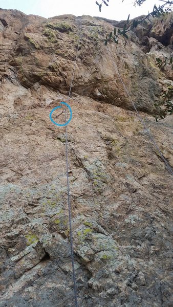 First bolt