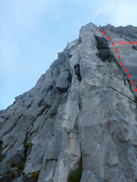 Right Nostril (climber on Left Nostril)