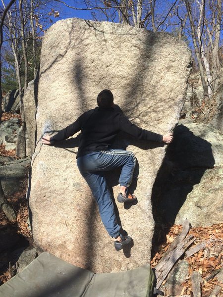 Luis on Crooked Tooth.