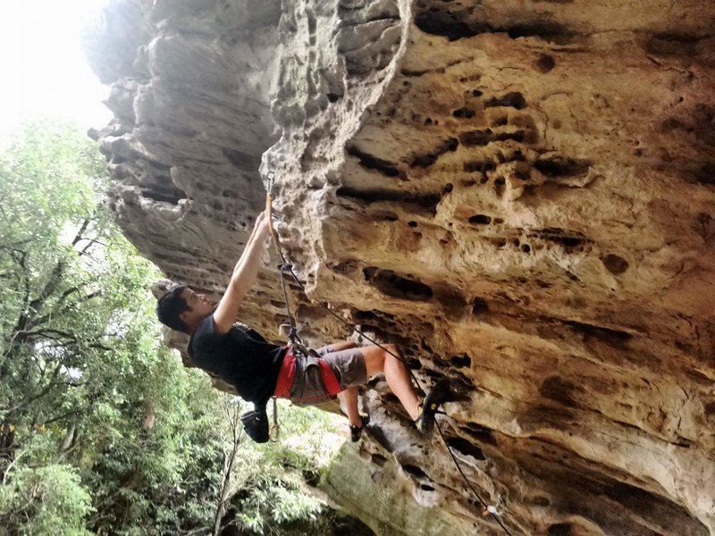 Steep climbing