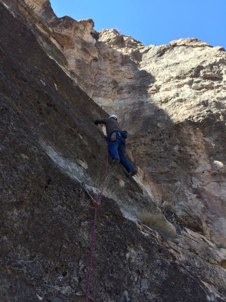 Start of Frosted Flakes- comes into the crack from the left. Great climb!