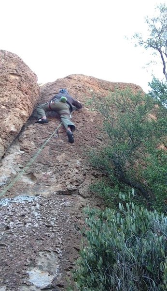 here's my dad leading Pony Express as a cool down route at the end of the day.