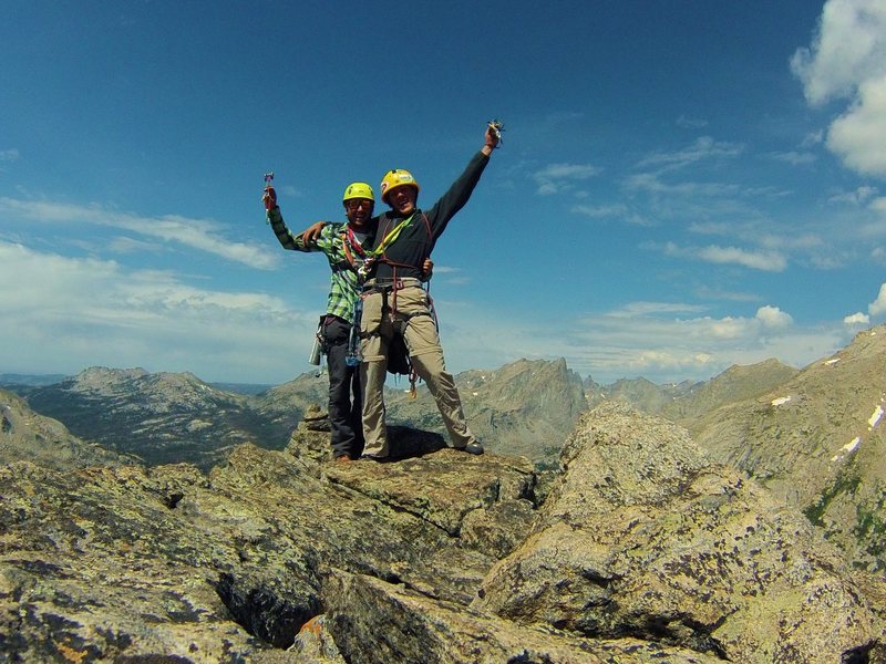 Topping out on the haystack!