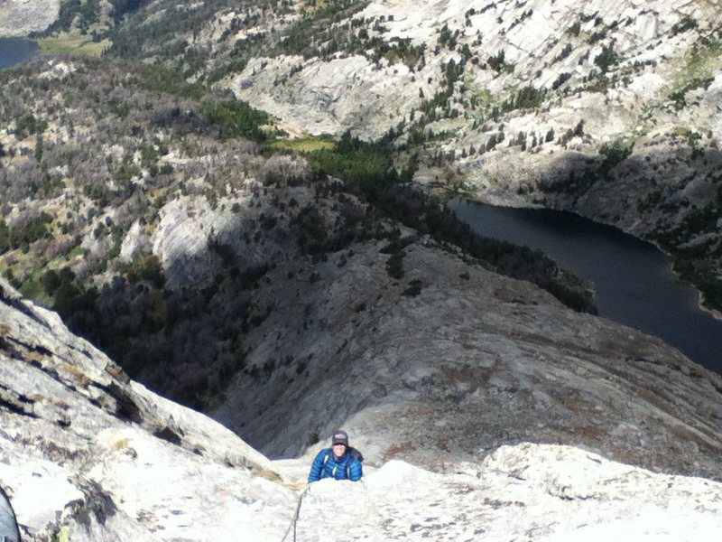 View down-ridge.