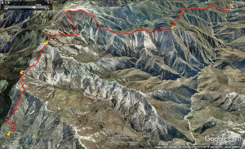 San Tony Classic. Wrightwood - Pine - Baldy NF - SART - Iron - Heaton