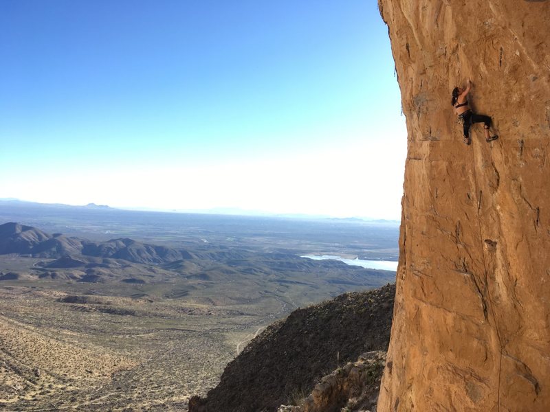 Super fun crimpy and technical climb!