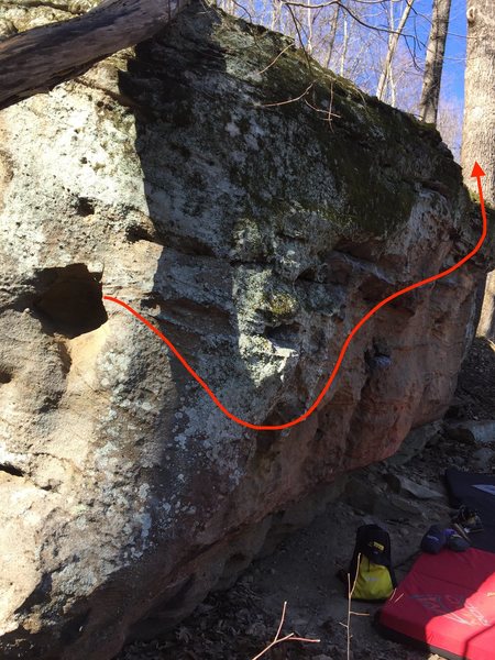 This is the start to the traverse project, look to the other picture for more clarity on the traverse section.