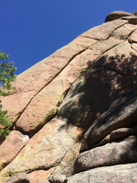 The top crack.