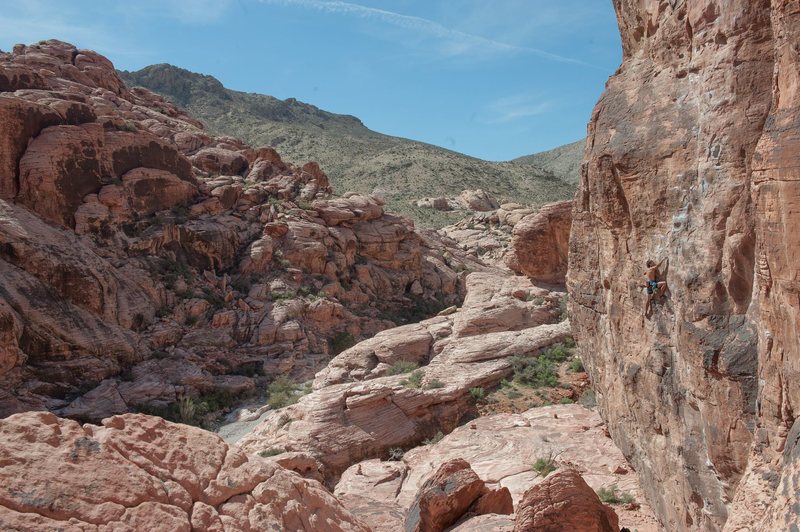 Sunny and Steep wall living up to its name.<br>