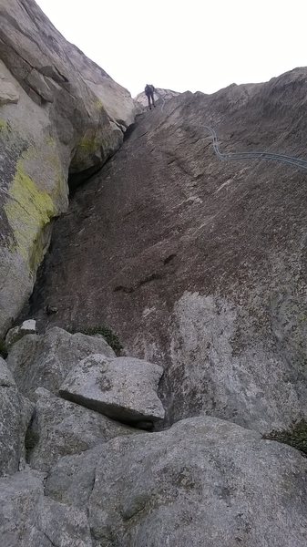 Rappin the East Face. 