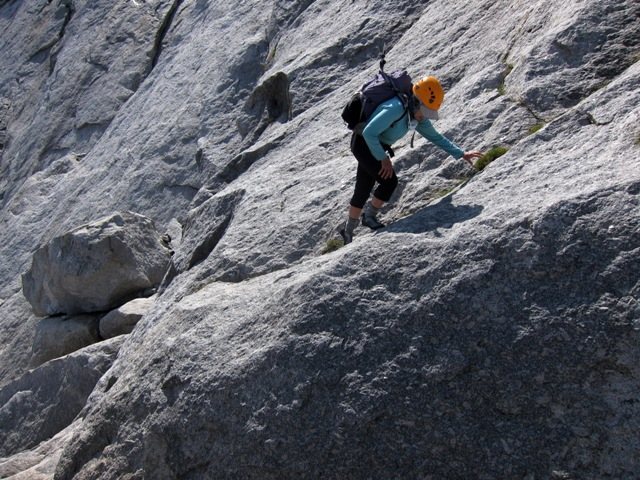 Ledge approach to start of the Flat Iron classic Bügeleisen