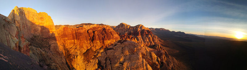 Sunrise atop Cloud Tower, 3/26/17