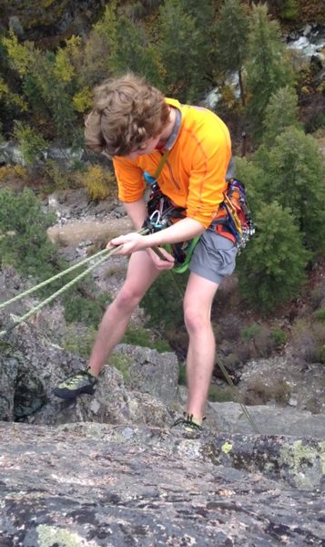 Nick Rapping off the chains to the right of The Corner