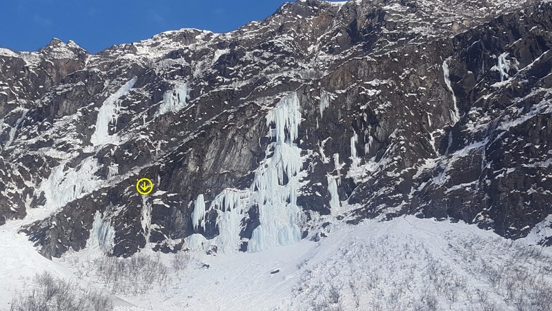 This is a fun moderate route on the left side of the wowie zowie wall.
