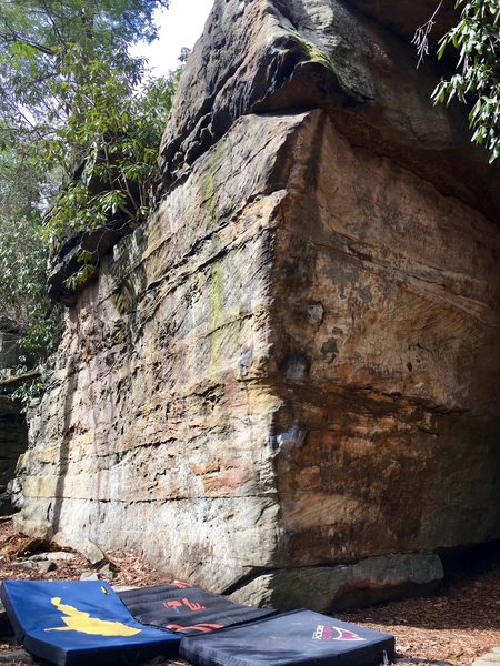 The beautiful arete, Colorful Corner.