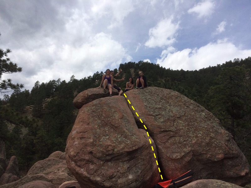 Sitting on top of East Slab.