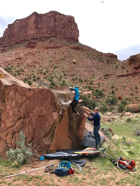 Working through the crux.