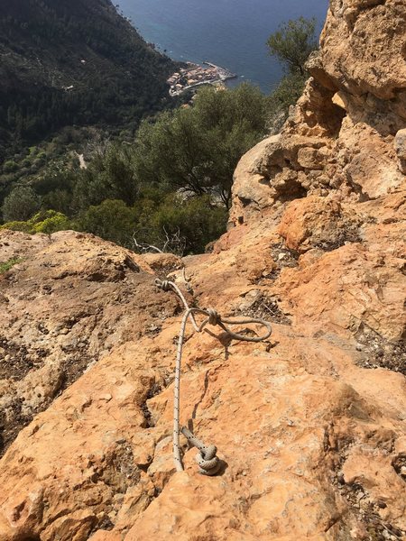 Looking down at the last few feet of the approach to Sector Waikiki